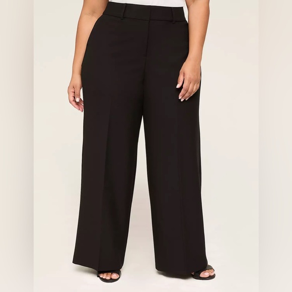 Lane Bryant Pants - NWT Lane Bryant Perfect Drape Wide-Leg High-Rise Pants